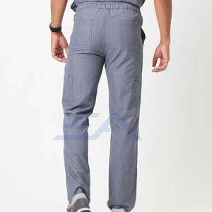 Pantalon médical droit respirant et durable en coton/polyester avec détection d'aiguille, taille ajustable, haute qualité, prix bas - Product Image 4