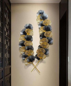 Metal <b>Leaf</b> Modern Design Iron Metal Wall <b>Art</b> Panel Superb Outdoor Home Decorative Hanging for Interior Use - Product Image 2