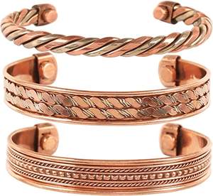 Newest Pure Copper Fashionable <b>Bracelet</b> Designed with Magnets <b>for</b> Joint & Arthritis Relief Men & <b>Women</b> Bangle Cuff - Product Image 3