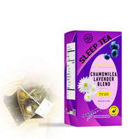 Thé Herbal pour le Sommeil des Adultes, Soulagement du Stress, OEM/ODM Personnalisé, Thé aux Fleurs de Camomille Séchées 100% Naturelles, 14 Sachets de Thé