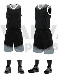 Maillot de basketball pour hommes en gros, uniforme de sport imprimé, logo personnalisé, léger, respirant, séchage rapide, antibactérien, BSCI - Product Image 3