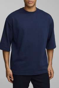 Camisetas de peso pesado con logotipo personalizado de primera calidad, Camiseta 100% de algodón para hombre, camisetas en blanco de gran tamaño de algodón grueso 280GSM - Product Image 3