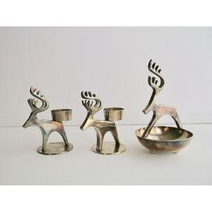 Bougeoir décoratif en forme de renne pour fêtes d'anniversaire de mariage - Product Image 3