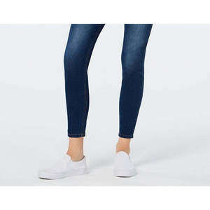 Jeans Ajustados de Cintura Alta para Mujer, Marca Tinseltown, Azules, Elásticos, Talla 1, Transpirables y Lavables, Estilo Cargo de Cintura Baja - Product Image 3