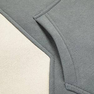 Sudadera con capucha de algodón y poliéster para hombre, sudaderas con capucha orgánicas de Terry para hombre, sudadera personalizada con bolsillo Kangroo con capucha - Product Image 4