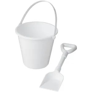 Jouets de plage écologiques en plastique recyclé, pelle et seau - Product Image 1