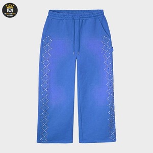 กางเกงผู้ชายประดับพลอยเทียมมีสไตล์พร้อมดีไซน์เป็นประกายกางเกงแฟชั่นสตรีทแวร์หรูหราดีไซน์เป็นประกาย - Product Image 5