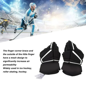 Paire de gants de crosse pour équipement de hockey professionnel de haute qualité OEM - Product Image 4