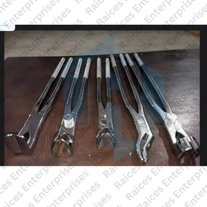 ชุดเครื่องมือถอนฟันม้าแบบมืออาชีพ 4 ชิ้น เครื่องมือถอนฟันม้า ทำจากสแตนเลส อุปกรณ์สัตวแพทย์ - Product Image 6