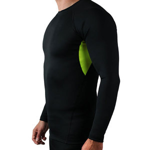 Camisetas de Compresión Tejidas para Hombre, Ecológicas, Transpirables, de Manga Larga, Ajustadas, de Secado Rápido, para Entrenamiento, con Logotipo Personalizado, Marca Privada - Product Image 2