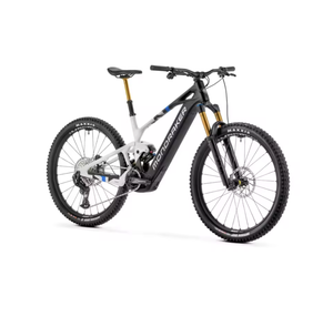 Bicicleta de Montaña Eléctrica Mondraker Crafty Carbon RR SL de la Mejor Calidad, Grado Industrial, Plateada/Blanca, E-MTB Enduro B - Product Image 5