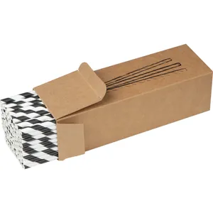 Lot de 100 pailles en papier jetables écologiques Carter's – Gadgets durables et écoresponsables - Product Image 2