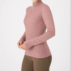 Premium slim sur mesure femmes chandails d'équitation respirant style équestre coutures renforcées confortables femmes chandails - Product Image 1