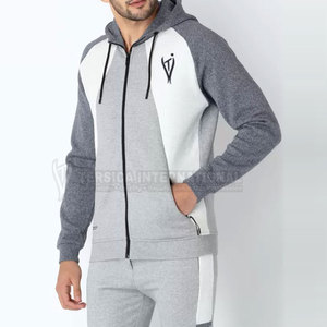 Conjunto de chándal para hombre Combinación de colores a la moda Sudadera con capucha y pantalones para correr Conjunto de chándal cómodo para hombre - Product Image 5