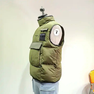 Bubble Puffer sans manches personnalisé meilleure vente hiver chaud à capuche tissu respirant Logo Design - Product Image 4