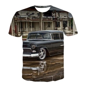 Camiseta Casual de Cuello Redondo para Hombre con Logotipo Personalizado, Corte Regular, Mezcla de Poliéster/Algodón, Secado Rápido, Transpirable, Impresión Digital - Product Image 1