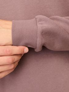 เสื้อสเวตเชิ้ตผู้ชายแบบปรับแต่งได้สำหรับฤดูหนาว ผ้าฝ้าย 100% ไม่มีฮู้ด ออกแบบโลโก้ได้ ทรงหลวม ไหล่ตก คอวีถัก แขนยาว - Product Image 5