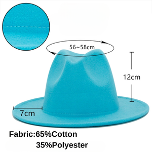 Nhà sản xuất 100% Mũ len Úc người đàn ông Thiết kế mũ Fedora vành riêng của bạn cho nam giới chấp nhận Mũ len tùy chỉnh - Product Image 6