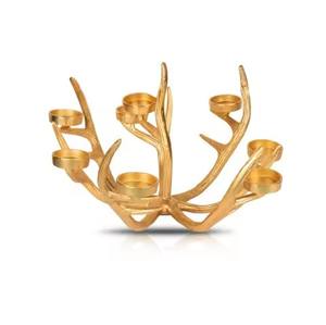 Portavelas de Reno de Metal, regalo de Navidad, velas, portalámparas de té, decoración del hogar para fiesta de boda, adorno de Navidad - Product Image 4