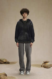 Alta calidad 400Gsm Pullover French Terry Blank Vintage Wash Sudaderas con capucha para hombre Impresión DTF Lavado ácido Sin cuerda Invierno 100% Algodón - Product Image 2