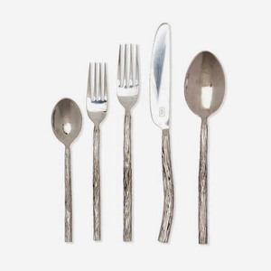 Finest Quality Factory Direct Sale Wholesale Flatware Stainless Steel Silver Polished Wrought Handle Cutlery <b>Set</b> - Product Image 1