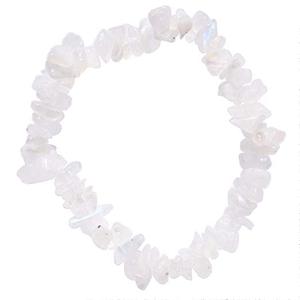 High Quality Chip <b>Bracelet</b> Natural rainbow <b>Moonstone</b> Chip <b>Bracelet</b> Crystal Stone Chip <b>Bracelet</b> Gemstone Women Colorful Energy - Product Image 1