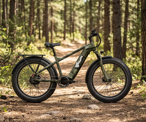 Nueva Bicicleta Eléctrica BMX Mokwheeel Basalt-2.0 con Horquilla de Carbono, Doble Suspensión, 18 Velocidades y Ruedas de Aluminio - Product Image 3