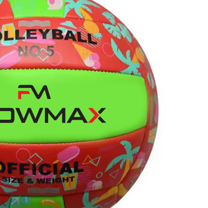 ลูกวอลเลย์บอลหนัง PVC คุณภาพสูง Flowmax ขนาดมาตรฐาน ออกแบบตามสั่ง สำหรับฝึกซ้อมและเล่นชายหาด - Product Image 3