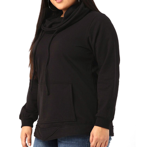 Femmes Vintage À La Mode Surdimensionné Pull À Capuche En Peluche Coton Lavé Streetwear Sweat Avant Logo À Capuche Couples pour L'hiver - Product Image 4