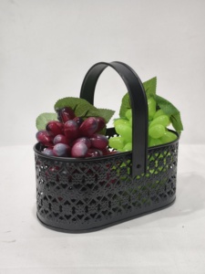 Panier artisanal de qualité supérieure pour les événements de décoration intérieure comme boîte-cadeau pour les fleurs de fruits en chocolat avec des paniers élégants - Product Image 6