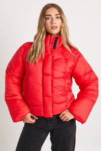 Chaqueta Acolchada para Mujer, Cómoda, de Punto, Transpirable, para Invierno, para Exteriores, Talla Grande, Impermeable, para Snowboard, Senderismo y Correr - Product Image 4