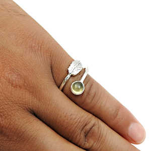 Anillo de Plata de Ley 925 Hecho a Mano con Engaste de Bisel y Piedra Preciosa de Citrino, Excelente Idea de Regalo para Boda o Compromiso, Joyería Boho - Product Image 4
