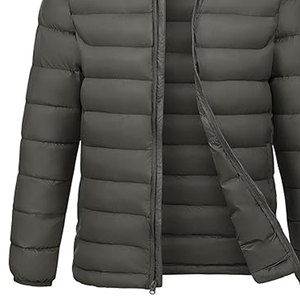 Veste à capuche détachable pour hommes en gros Manteau d'hiver léger résistant à l'eau isolé Logo Impression Patch Broderie - Product Image 2