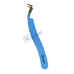 Pinzas Profesionales de Acero Inoxidable para Extensión de Pestañas, Punta Puntiaguda Rosa, con Etiqueta Personalizada, Venta al por Mayor OEM - Product Image 2