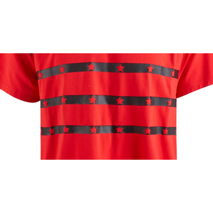 T-Shirt Grafica Extra Large da Uomo ID Ideology, Jersey 300g, Stampa Serigrafica 3D di Seconda Generazione, Rosso Medio - Product Image 3