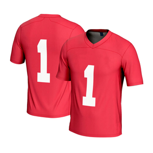 Vente directe d'usine pour hommes Dernier design Maillots de crosse à manches courtes personnalisés à bas prix avec logo entièrement personnalisés - Product Image 3