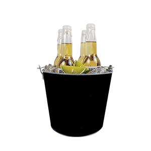 Cubo de hielo de vino de metal galvanizado hecho a mano personalizable surtido de formas/tamaños respetuoso con el medio ambiente moderno lujo más alto bebidas tinas - Product Image 3