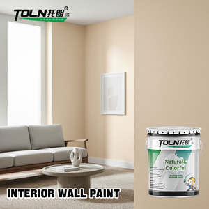 Mẫu miễn phí trong nhà Acrylic nhũ tương Latex sơn thân thiện với môi không thấm nước có thể giặt nhà sơn tường nội thất Latex sơn lớp phủ - Product Image 1