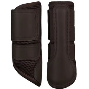 Bottes de brossage pour chevaux sur mesure, rembourrage durable absorbant les chocs, protection complète des tendons, bottes de brossage du Pakistan - Product Image 1