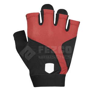 Customizable Half-Finger Leather Fitness Gloves High Quality Heavy Duty Gym Sports Gear Durable Weightlifting Gear - Product Image 1