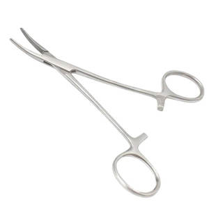 Fórceps para mosquitos hemostáticos curvos de acero inoxidable de 12,5 cm, fórceps para mosquitos quirúrgicos de bloqueo de hemostatos - Product Image 5