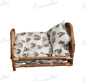 เตียงนอนเด็กทำจากไม้ไผ่ปลอดสารพิษทำมือเป็นมิตรต่อสิ่งแวดล้อมเตียงนอนเด็กเฟอร์นิเจอร์สำหรับเด็กและของตกแต่งสถานรับเลี้ยงเด็ก - Product Image 5