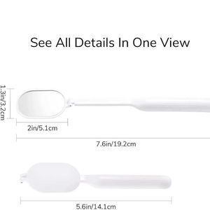 Professional Personalized Wall Mounted Gold-Plated Stainless Steel Lash Extension <b>Mirror</b> Eyelash Inspection Tool Custom - Product Image 6