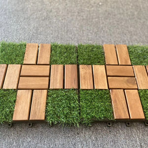 Baldosas de Madera de Acacia Encajables, Resistentes al Agua, para Suelos de Patio Exterior - Product Image 1