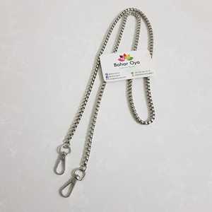 เครื่องประดับแฟชั่นพร้อมสวมใส่ขนาด120ซม. hazır çanta zinciri เคลือบผิวด้วยนิกเกิล - Product Image 1