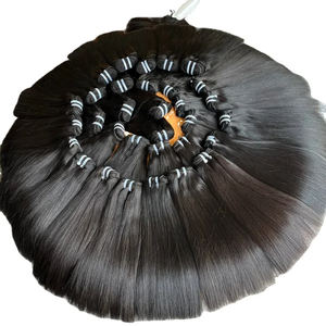 Cabello Remy más vendido, ONDA DE AGUA suelta, Super doble dibujado, donante indio, muy buscado, extensión de tramas Genius - Product Image 1