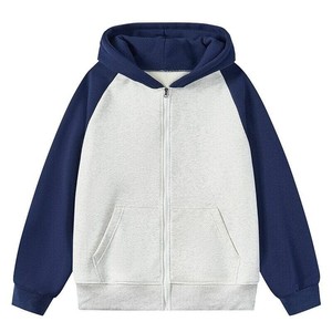 Sudadera con Capucha para Hombre, 100% Algodón, con Cierre, 370gsm, Talla Grande, Transpirable, Sin Forro, Informal, para Otoño - Product Image 4
