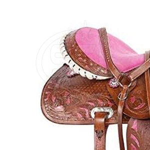 Cómodo Sillín de Cuero para Caballo con Estructura de Madera para Entrenamiento Profesional de Carreras y Prácticas de Equitación - Product Image 4