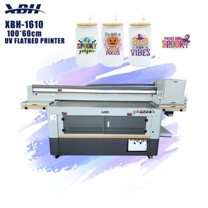 เครื่องพิมพ์ยูวีแบบแท่นราบ Xbh 1610 ขนาด 100x60 ซม. ระบบอิงค์เจ็ทอัตโนมัติ สำหรับพิมพ์บนอะคริลิก แก้ว และขวด - Product Image 1