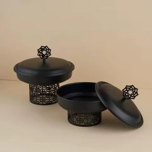 Aluminium Design Dessert Displayer Dome Lid Large Size Party Wedding Dates <b>Bowl</b> Serving Table Sweets <b>Snack</b> Usage - Product Image 5